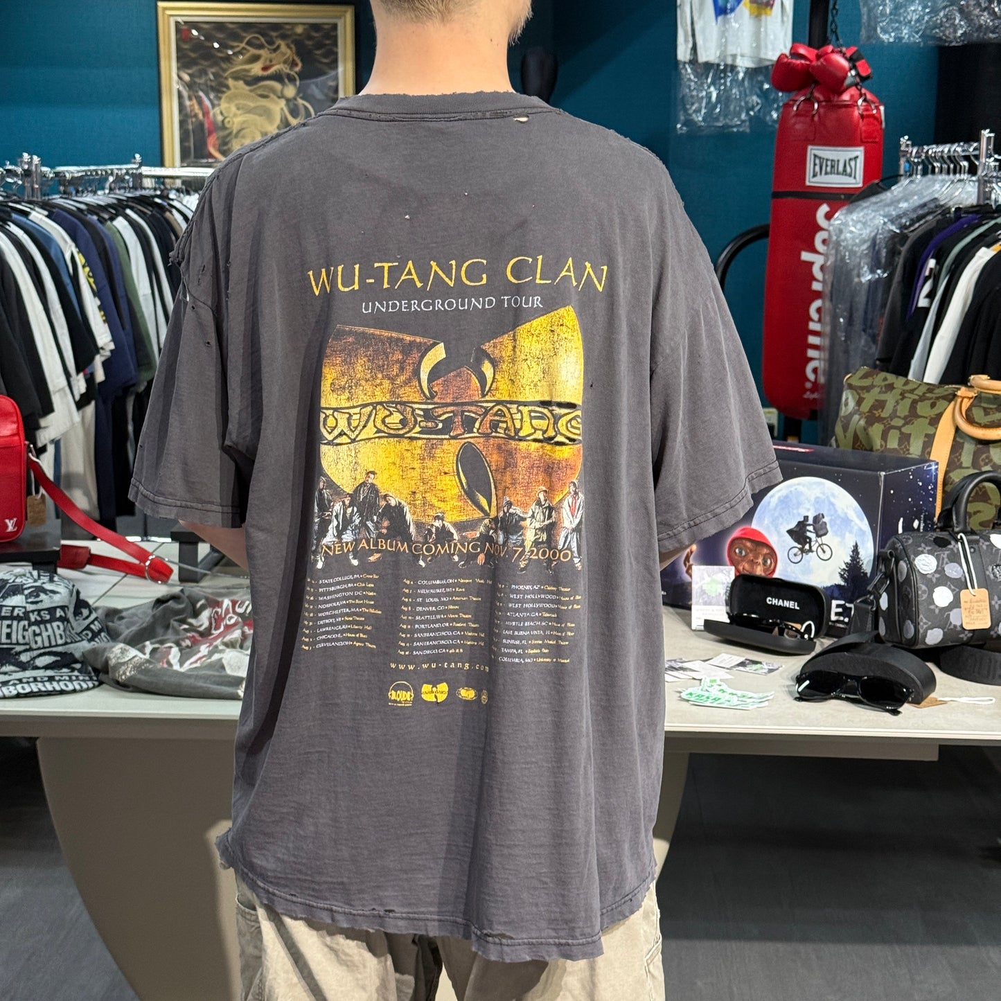 【WU-TANG CLAN】ウータンクラン "UNDERGROUND TOUR" Vintage Tシャツ