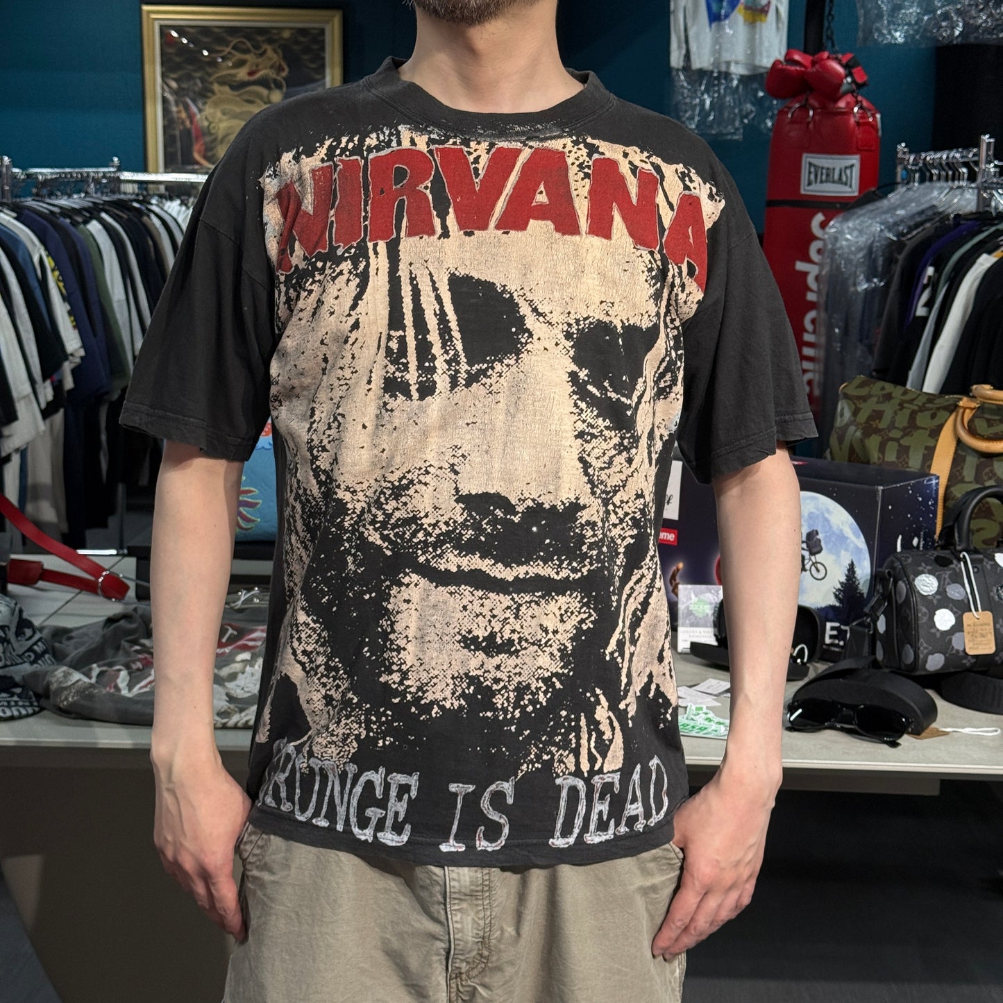 【NIRVANA】ニルヴァーナ "Grunge is Dead / Vestibule" Vintage Tシャツ
