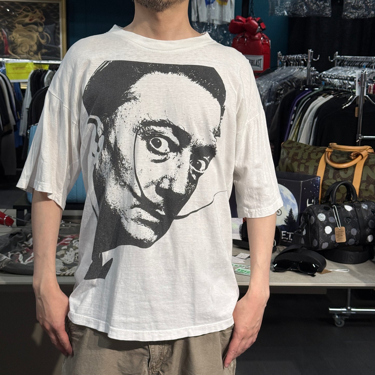 【SALVADOR DALI】サルバドール ダリ "ポートレートグラフィック" ユーロVintage Tシャツ
