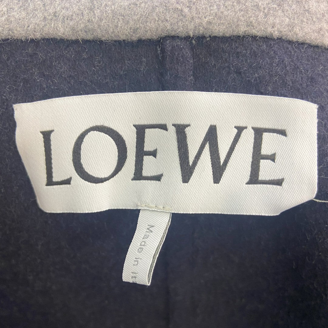 LOEWE Workwear Wool and Cashmere Jacket, Gray, Size 48