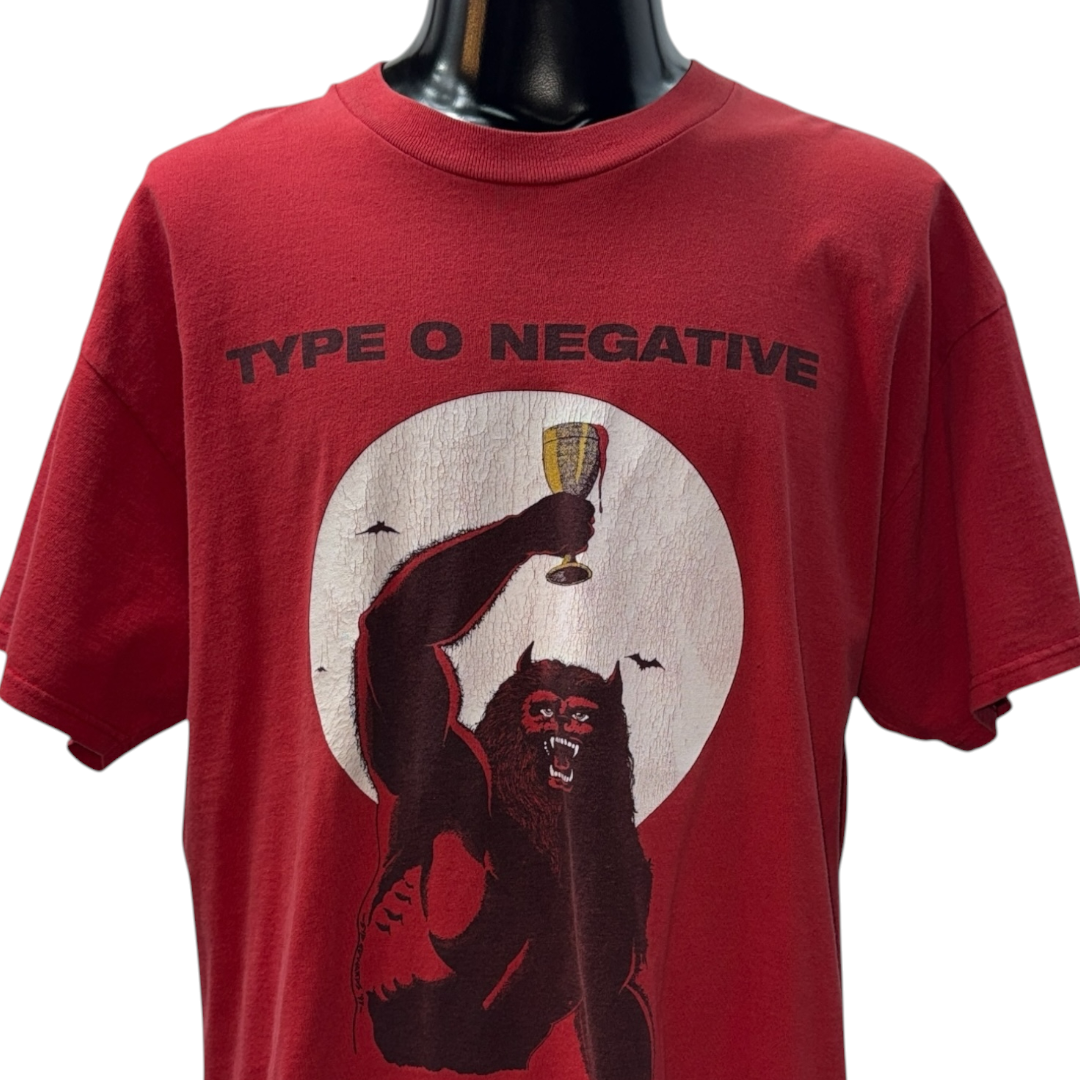[TYPE O NEGATIVE] Type O Negative "WOLF MOON" DELTA PRO WEIGHT Body T-shirt XL