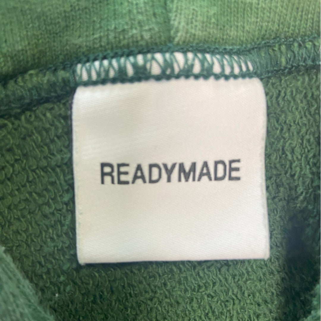 【READYMADE】レディメイド PIONCHAM  Hoodie　パーカー（グリーン）ロゴ刺繍/S