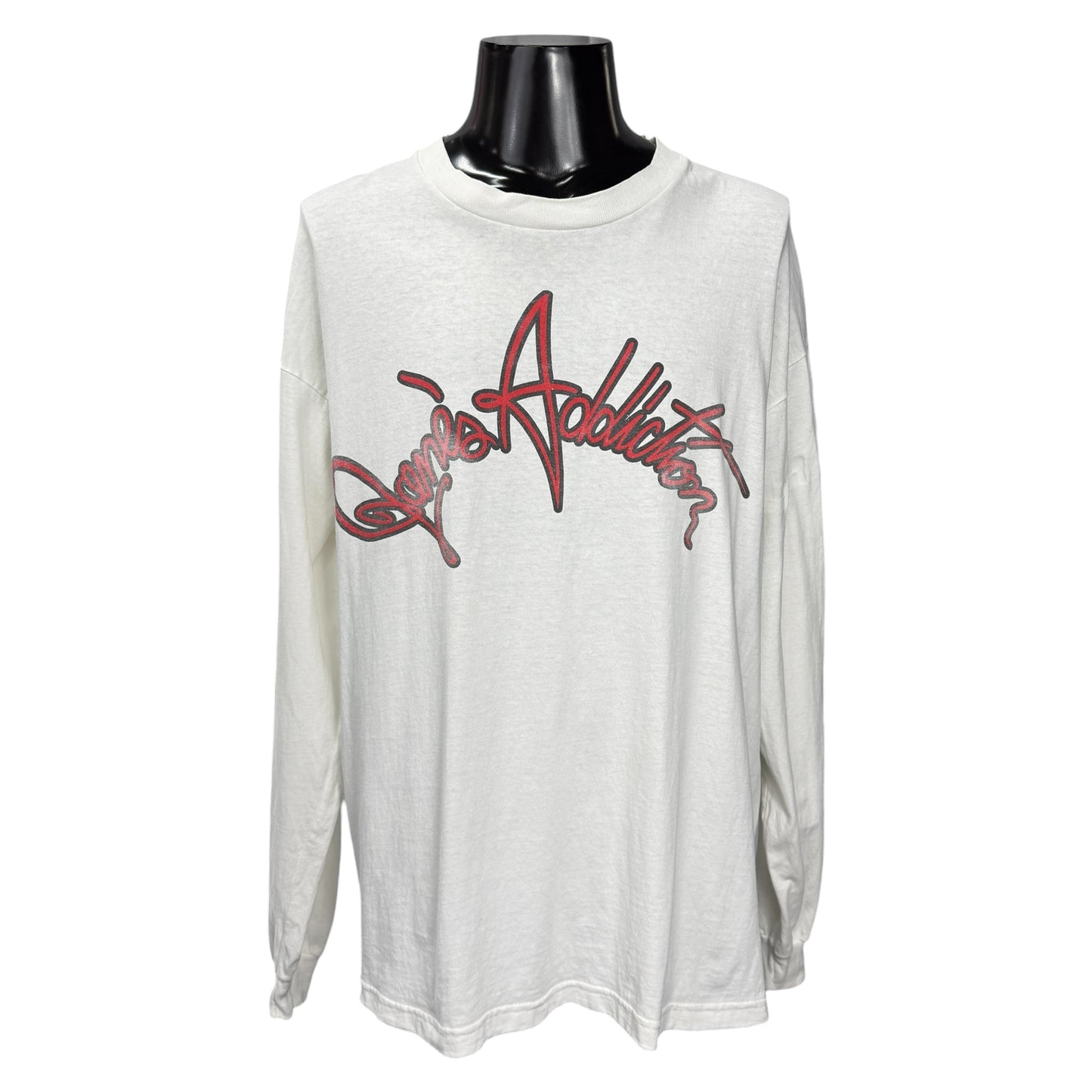 【JANE'S ADDICTION】ジェーンズ アディクション  DELTAタグ 90s Vintage ロングスリーブTシャツ