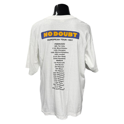 【NO DOUBT】ノーダウト "European Tour 1997" ユーロ 90s Vintage Tシャツ