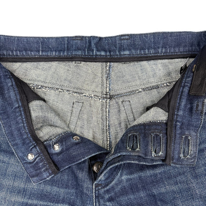 【CHROME HEARTS】クロムハーツ "フレアニー クロスボールボタン" 90's-00's デニムパンツ