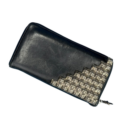 【CHROME HEARTS】クロムハーツ "REC F ZIP ピラミッドプラス" ラウンドファスナー 長財布