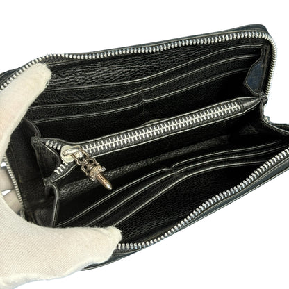 【CHROME HEARTS】クロムハーツ "REC F ZIP ピラミッドプラス" ラウンドファスナー 長財布