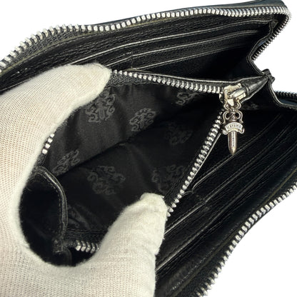 【CHROME HEARTS】クロムハーツ "REC F ZIP ピラミッドプラス" ラウンドファスナー 長財布