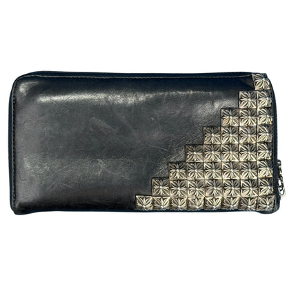【CHROME HEARTS】クロムハーツ "REC F ZIP ピラミッドプラス" ラウンドファスナー 長財布