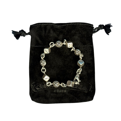 【CHROME HEARTS】クロムハーツ "ダイス＆クロスボール" ブレスレット