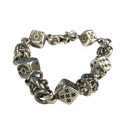 【CHROME HEARTS】クロムハーツ "ダイス＆クロスボール" ブレスレット