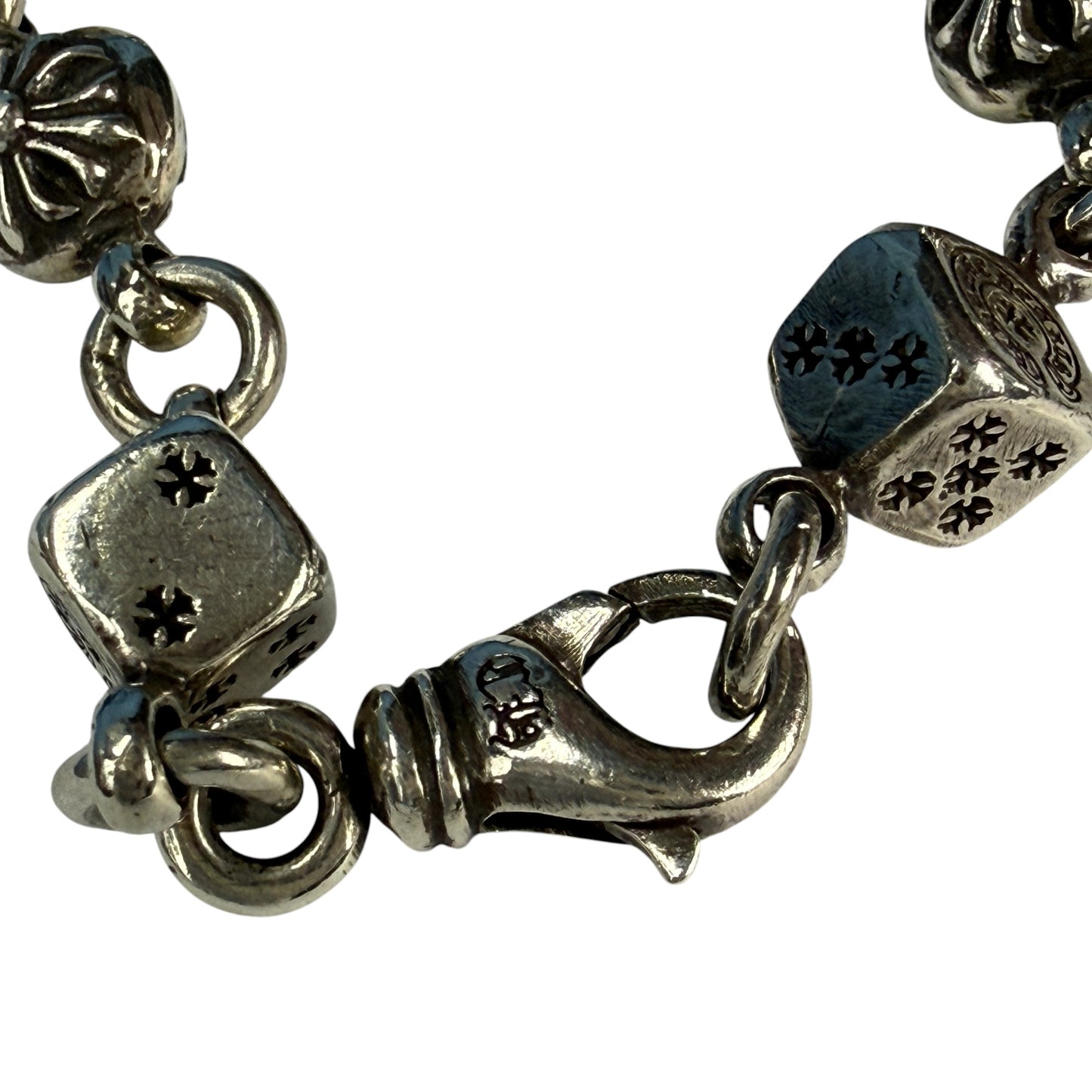 【CHROME HEARTS】クロムハーツ "ダイス＆クロスボール" ブレスレット
