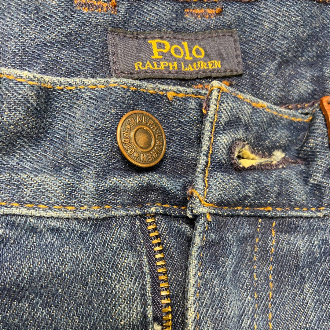 【POLO RALPH LAUREN】ストレートデニムパンツ/ポロ・ラルフローレン/Sサイズ/レディース