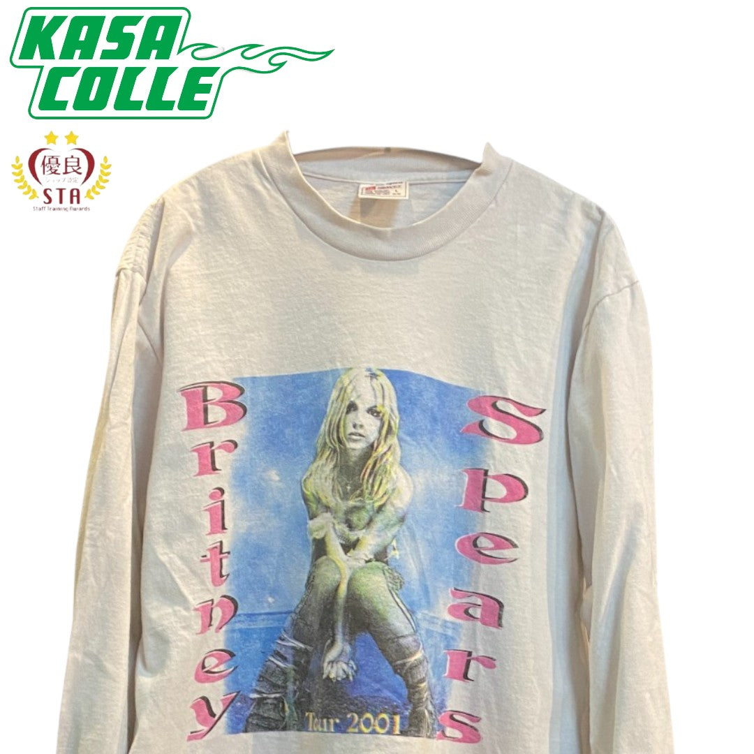 [Britney Spears] Britney Spears Long Sleeve T-Shirt 2001 L