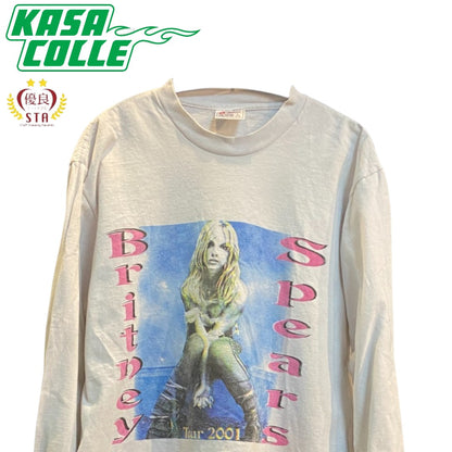 [Britney Spears] Britney Spears Long Sleeve T-Shirt 2001 L