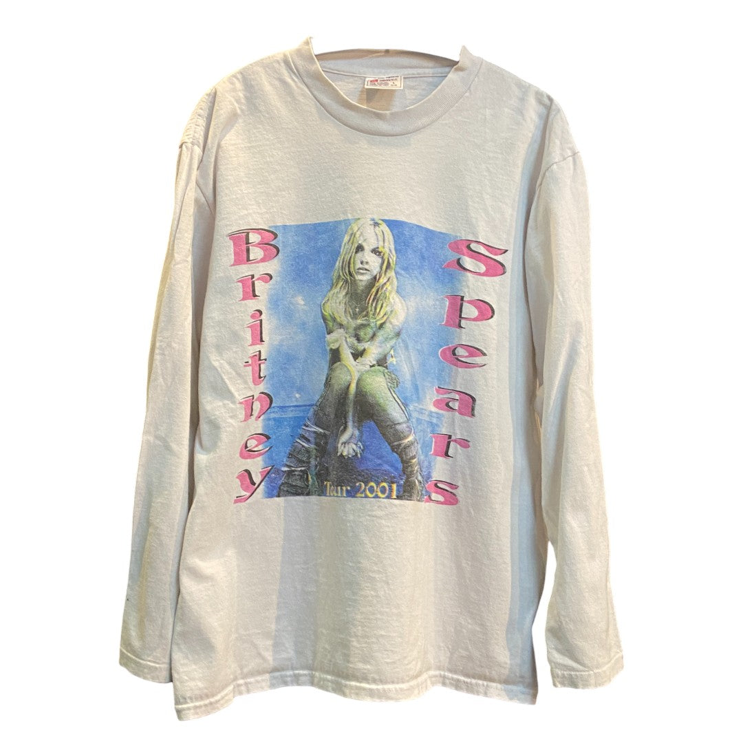 [Britney Spears] Britney Spears Long Sleeve T-Shirt 2001 L