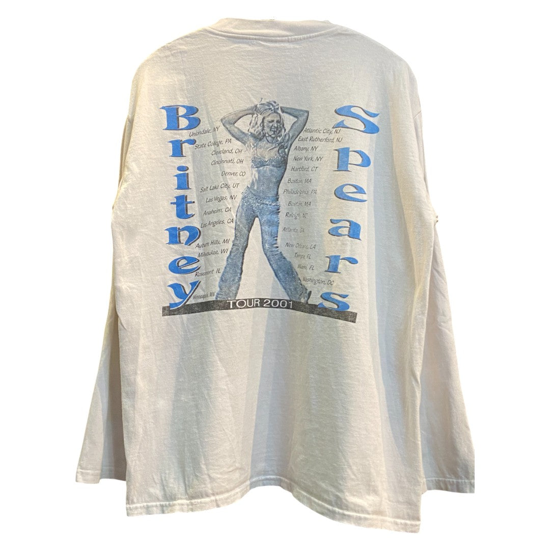 [Britney Spears] Britney Spears Long Sleeve T-Shirt 2001 L