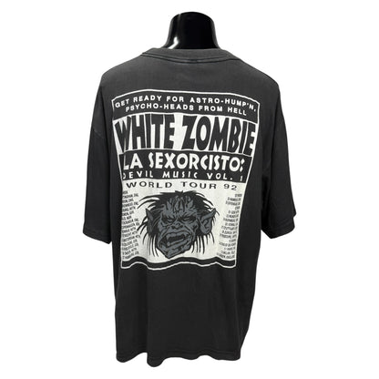 【WHITE ZOMBIE】ホワイト・ゾンビ "LA SEXORCISTO WORLD TOUR 92" 90's Vintage Tシャツ