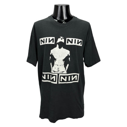 【NINE INCH NAILS】ナイン・インチ・ネイルズ "マルチロゴ & シルエット" 90's Vintage Tシャツ