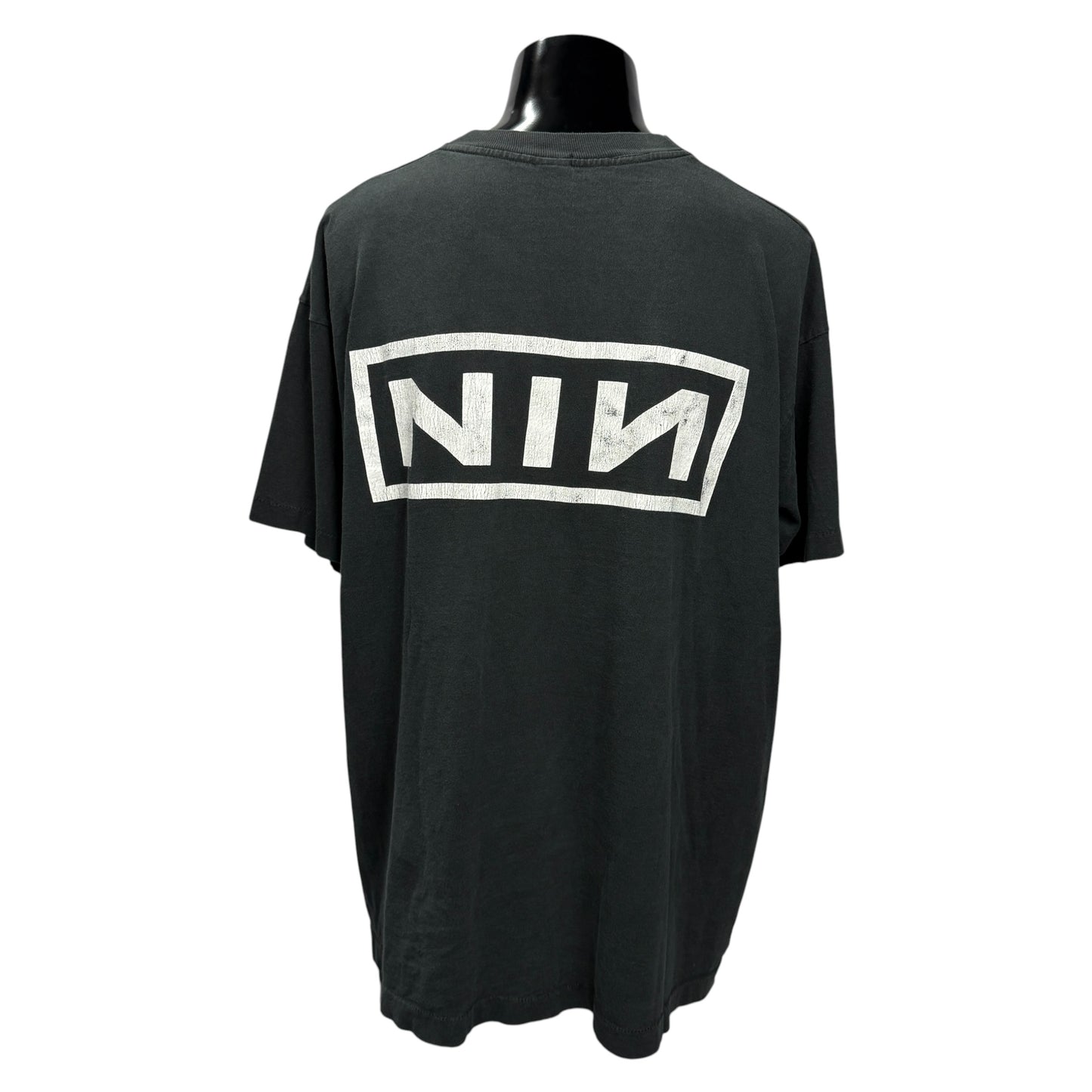 【NINE INCH NAILS】ナイン・インチ・ネイルズ "マルチロゴ & シルエット" 90's Vintage Tシャツ