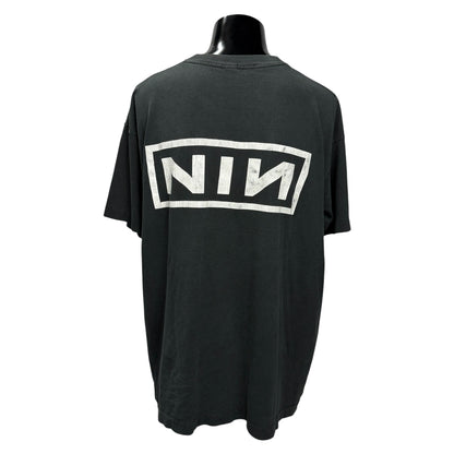 【NINE INCH NAILS】ナイン・インチ・ネイルズ "マルチロゴ & シルエット" 90's Vintage Tシャツ