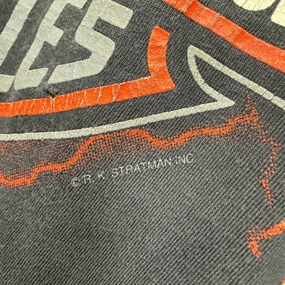 【HARLEY-DAVIDSON】ハーレーダビッドソン "LIGHTNING / LEWISTON, MAINE" 90's Vintage Tシャツ