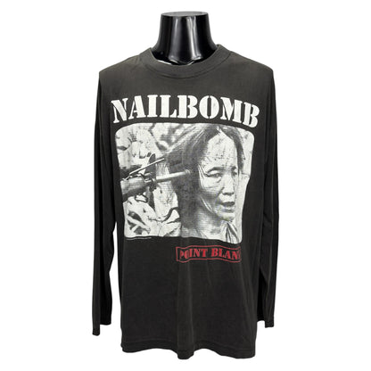 【NAILBOMB】ネイルボム "POINT BLANK" 90's Vintage ロングスリーブTシャツ