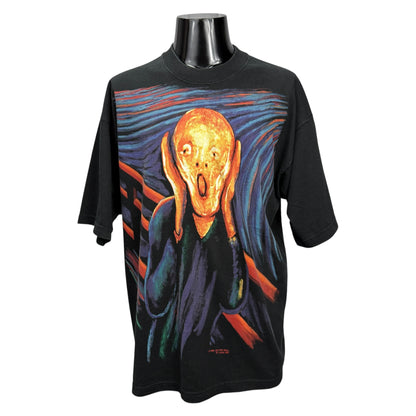 【EDVARD MUNCH】エドヴァルド・ムンク LIQUID BLUE（リキッドブルー）"The Scream" 90's Vintage Tシャツ