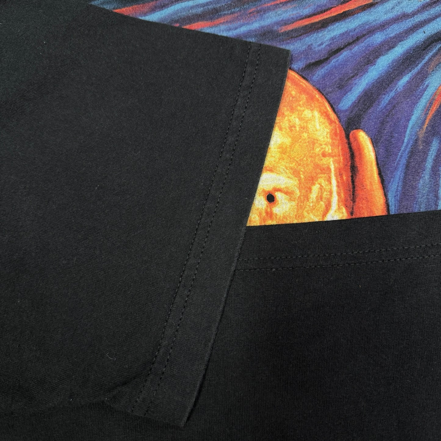 【EDVARD MUNCH】エドヴァルド・ムンク LIQUID BLUE（リキッドブルー）"The Scream" 90's Vintage Tシャツ