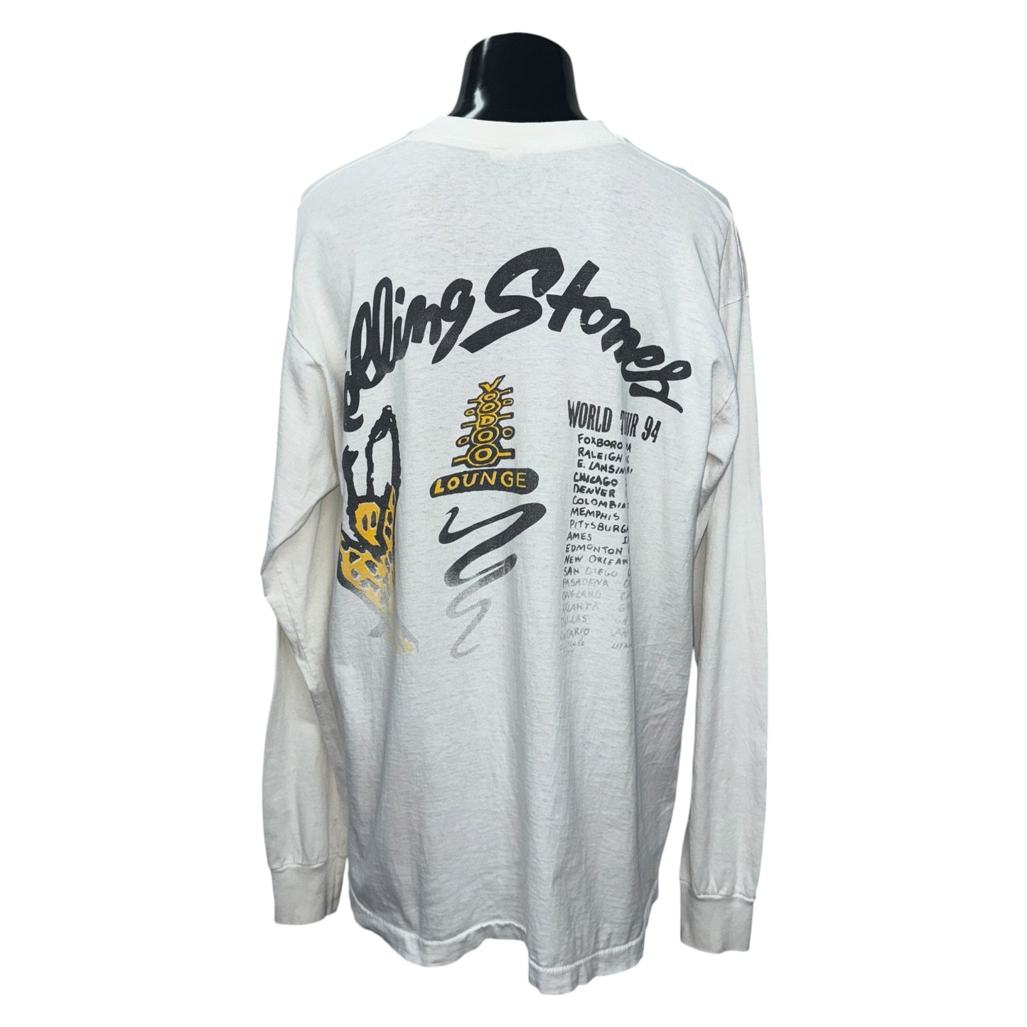 【THE ROLLING STONES】ザ・ローリング・ストーンズ "VOODOO LOUNGE TOUR" 90's Vintage ロングスリーブTシャツ