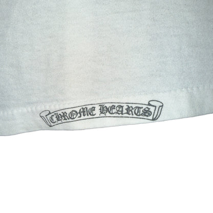 【CHROME HEARTS】クロムハーツ "DAGGER / FLORAL CROSS" 90's Vintage ポケット ロングスリーブTシャツ