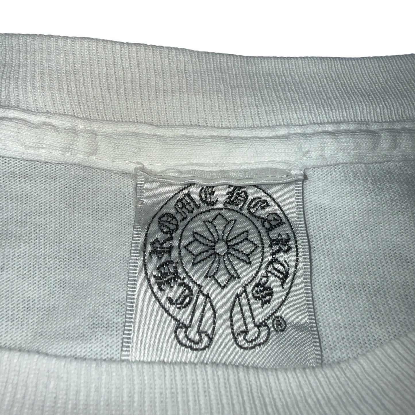 【CHROME HEARTS】クロムハーツ "DAGGER / FLORAL CROSS" 90's Vintage ポケット ロングスリーブTシャツ