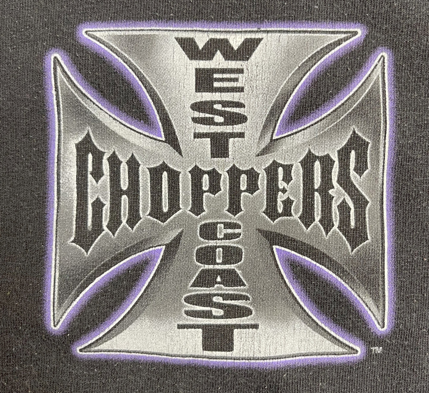 [WEST COAST CHOPPERS] West Coast Choppers Classic Car Design T-Shirt, Size L