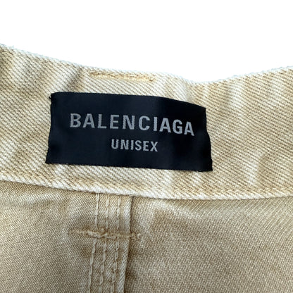 【BALENCIAGA】バレンシアガ "RIPPED OFF BAGGY PANTS" UNISEX ダブルニーパンツ