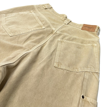【BALENCIAGA】バレンシアガ "RIPPED OFF BAGGY PANTS" UNISEX ダブルニーパンツ