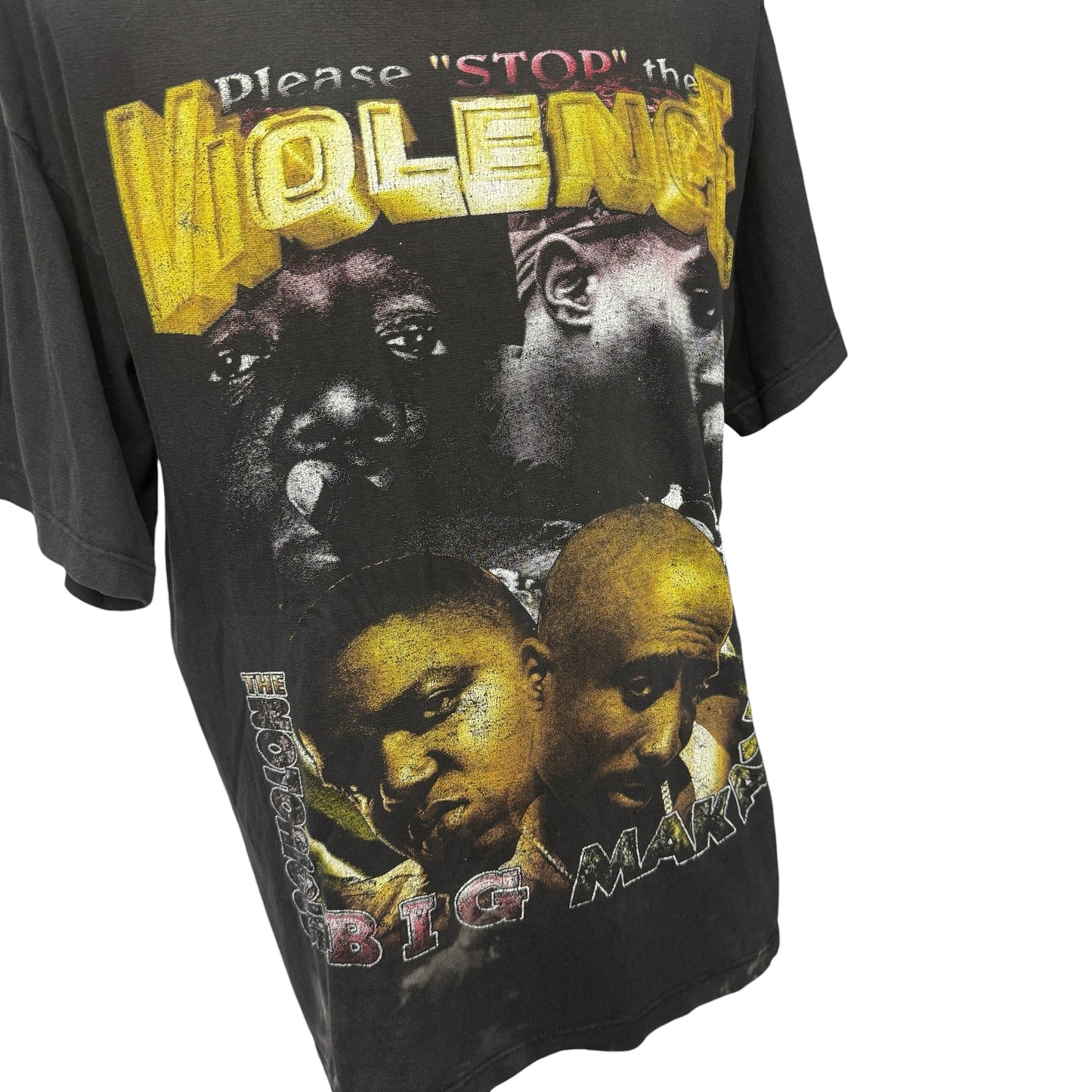 【2PAC / NOTORIOUS B.I.G.】2パック ノトーリアスB.I.G. "STOP THE VIOLENCE" 90's - 00's Vintage Tシャツ