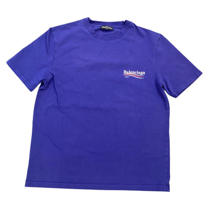 [BALENCIAGA] Balenciaga Political Campaign T-shirt (Blue) Size L