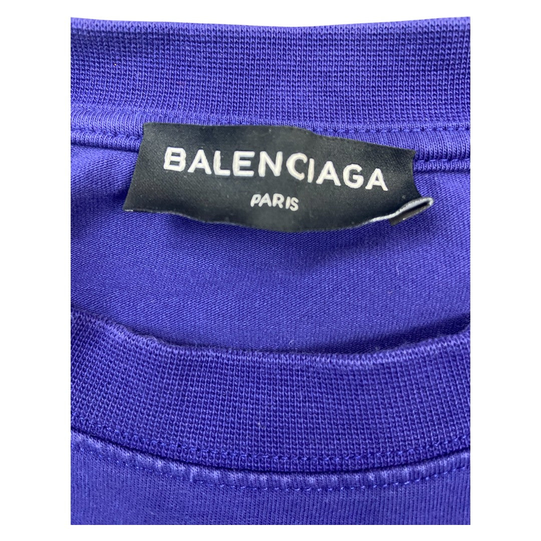 [BALENCIAGA] Balenciaga Political Campaign T-shirt (Blue) Size L