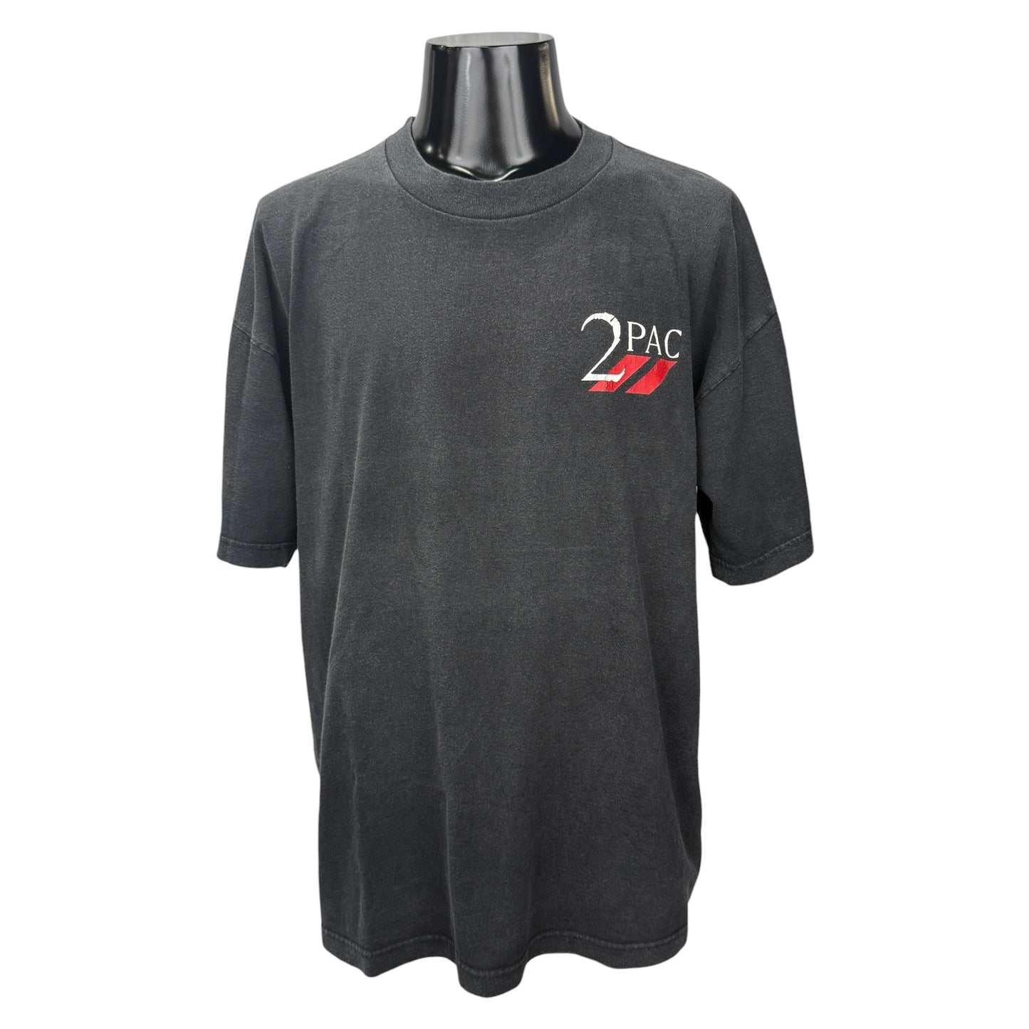 【2PAC】2パック "MID-FINGER" 90's Vintage Tシャツ