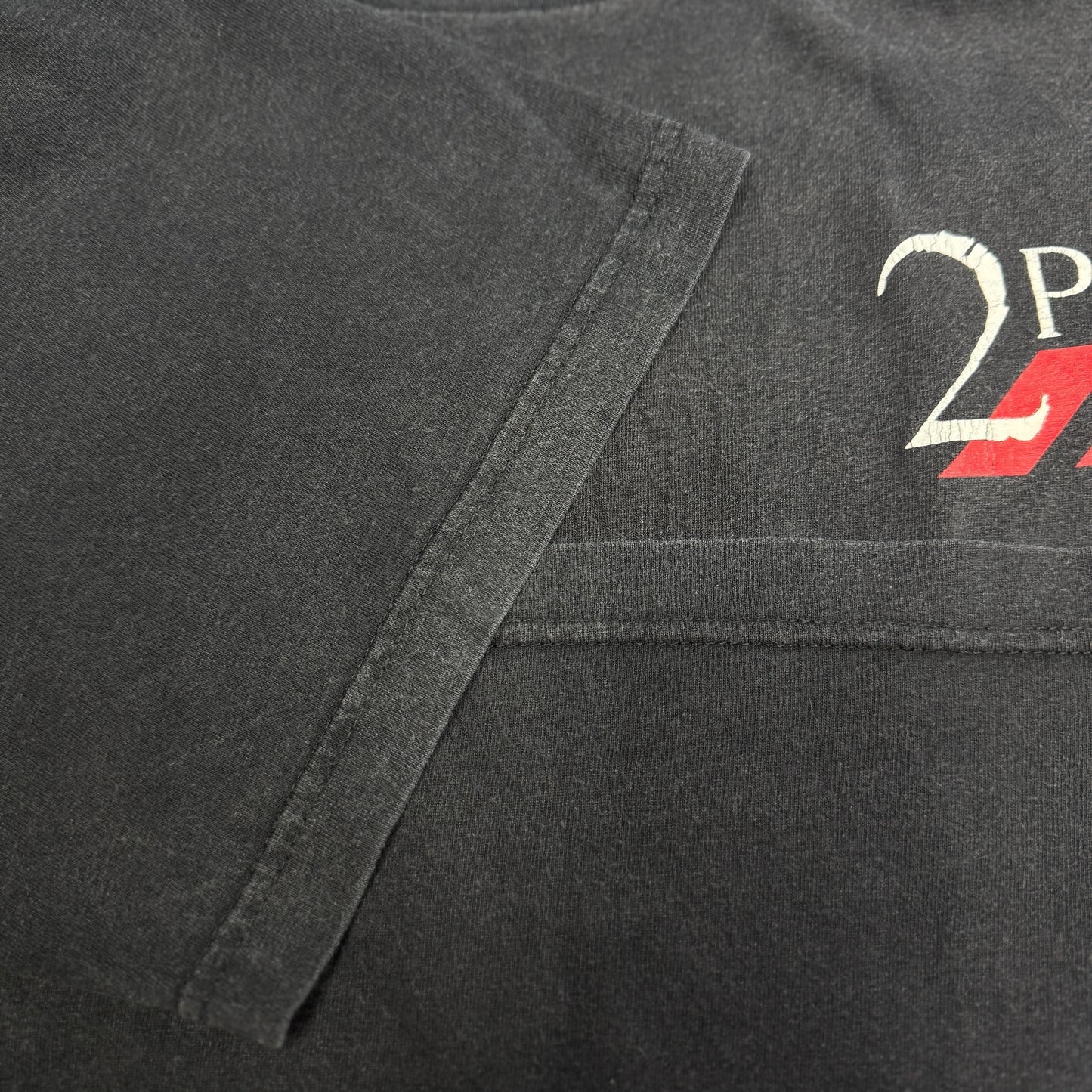 【2PAC】2パック "MID-FINGER" 90's Vintage Tシャツ