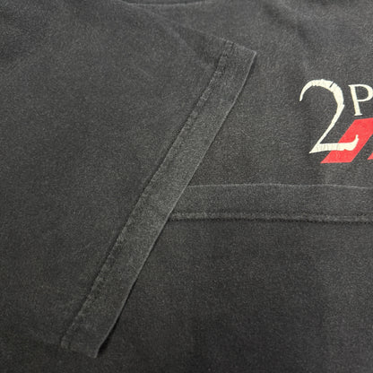 【2PAC】2パック "MID-FINGER" 90's Vintage Tシャツ