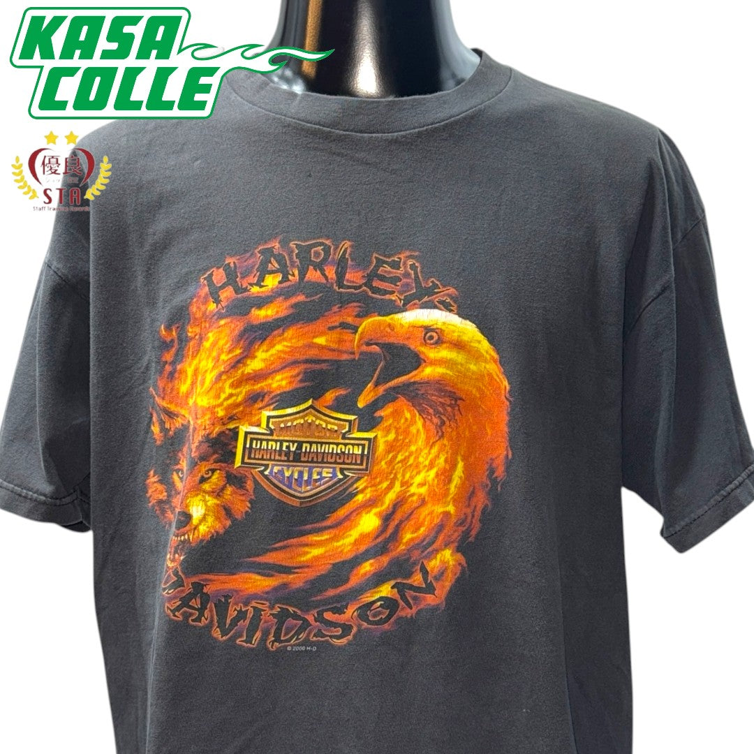 【HARLEY-DAVIDSON】ハーレーダビッドソン 2000コピーライト Tシャツ