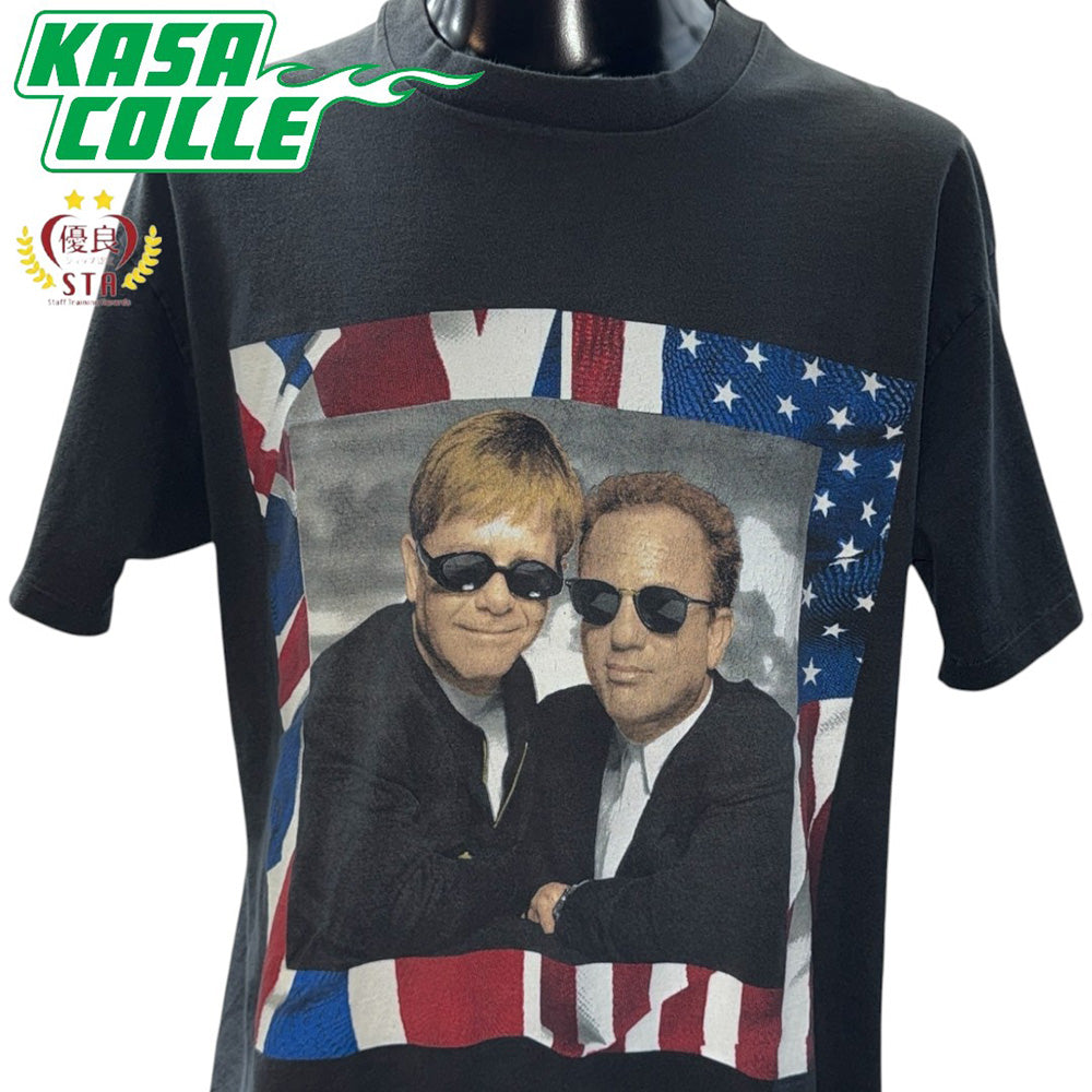 【ELTON JOHN × BILLY JOEL】エルトン・ジョン × ビリー・ジョエル グラフィック Tシャツ