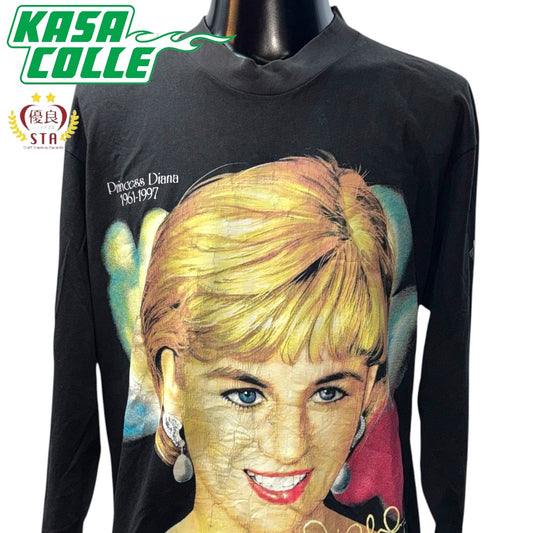 [PRINCESS DIANA] Princess Diana Memorial Photo Print Long Sleeve T-Shirt