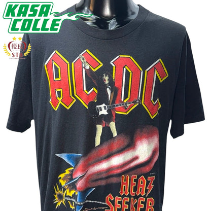 【AC/DC】 エーシーディーシー WORLD TOUR88 1988コピーライト Vintage Tシャツ