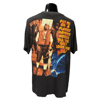 【JANET JACKSON】ジャネット・ジャクソン "JANET & NAUGHTY BY NATURE"RAP DESIGN 90's Vintage Tシャツ