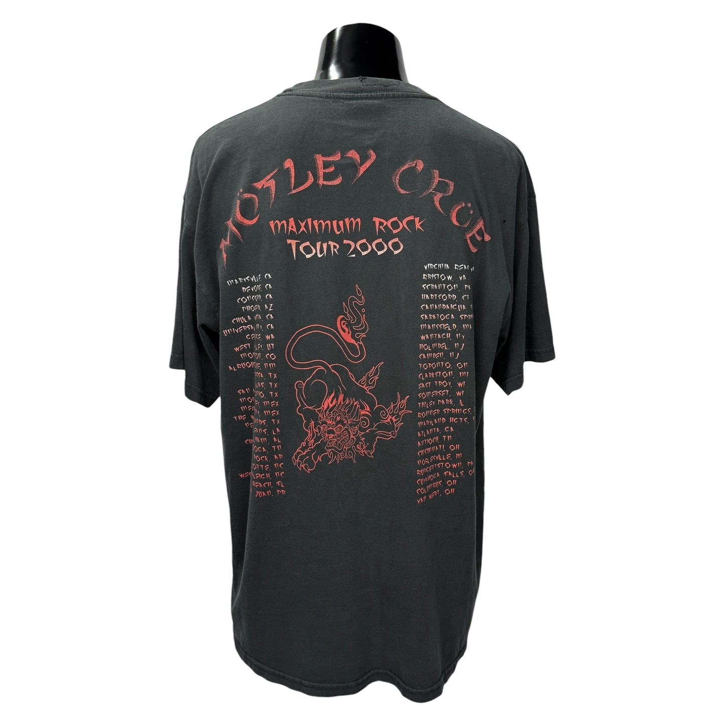 【MOTLEY CRUE】モトリー・クルー “NEW TATTOO TOUR” Tシャツ