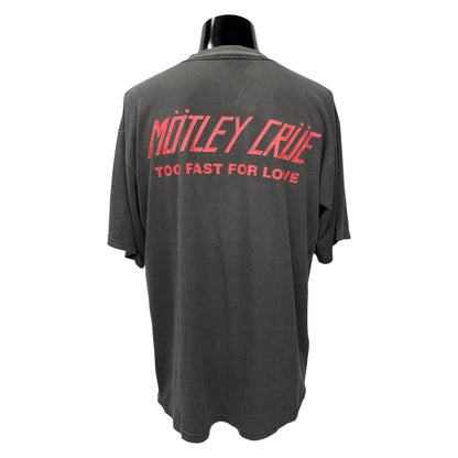 【MOTLEY CRUE】モトリー・クルー “TOO FAST FOR LOVE” Y2K Tシャツ
