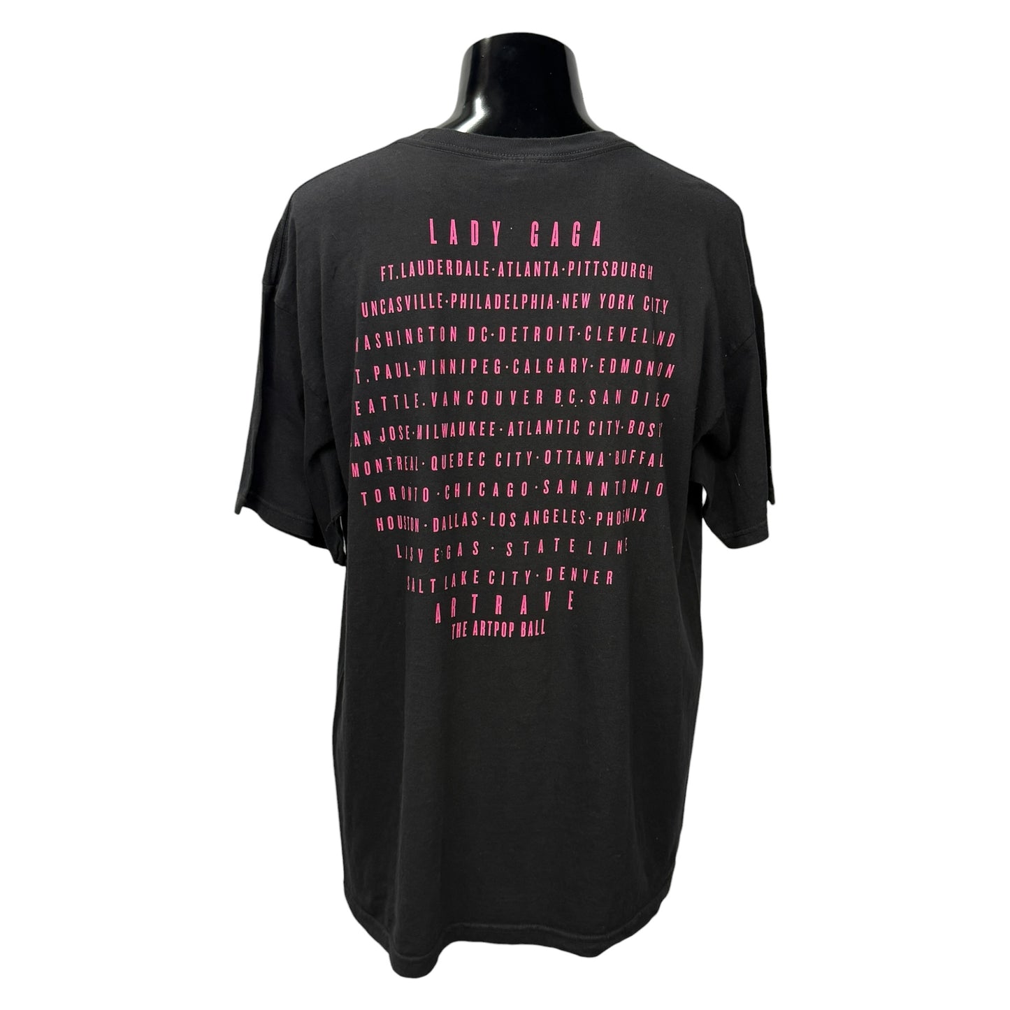 【LADY GAGA】レディー ガガ "artRAVE the ARTPOP ball TOUR" 2014年  Tシャツ