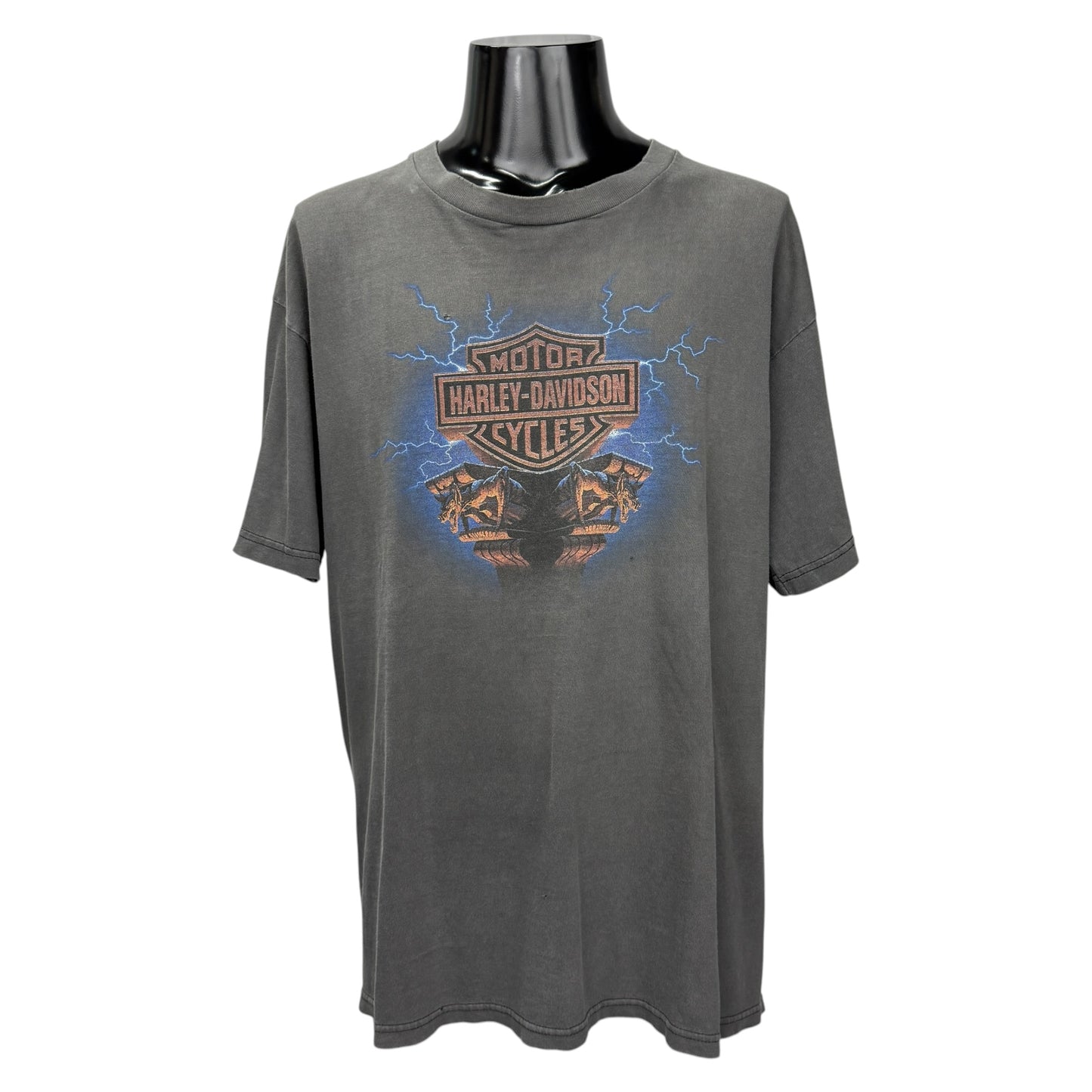 【HARLEY-DAVIDSON】ハーレーダビッドソン "GARGOYLE & LIGHTNING" 90's Vintage Tシャツ